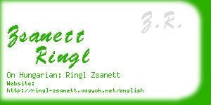 zsanett ringl business card